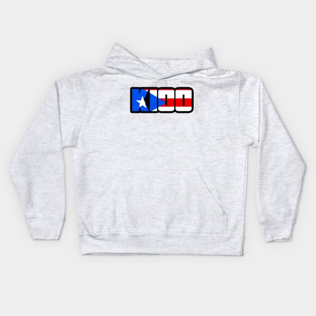 K100 Puerto Rico Kids Hoodie by K100 with Konnan and Disco